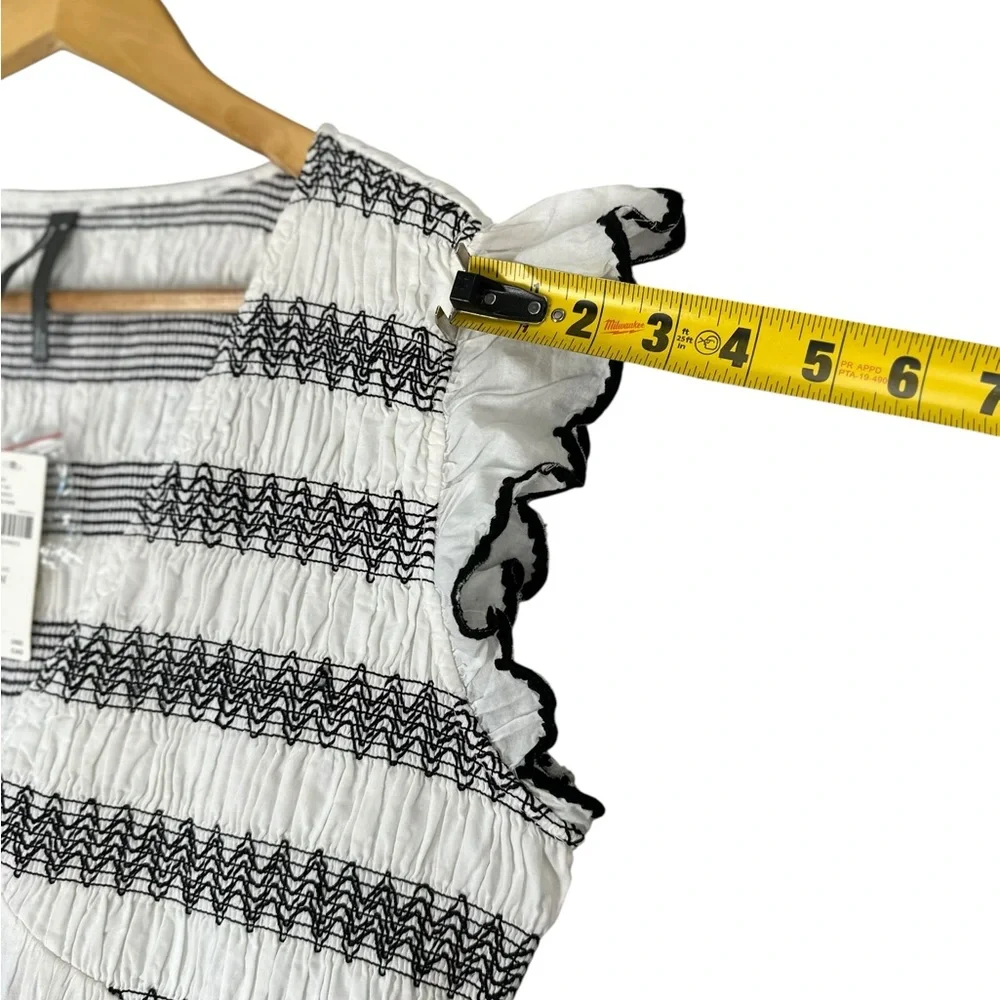 Anthropologie The Peregrine Midi Dress: Embroidered Smocked Edition Size M - Picture 10 of 13